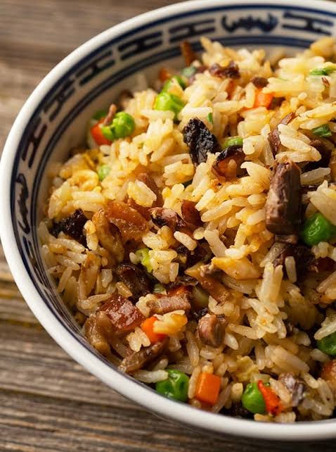 Game Meat & Raisin Fried Rice, AI generated