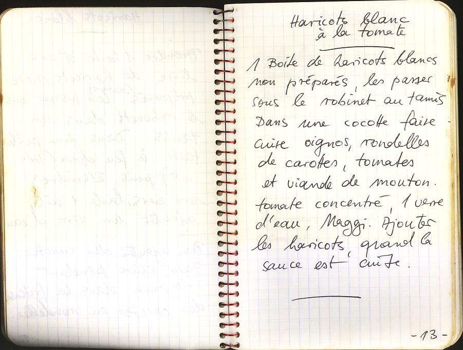 Recipe book page 13