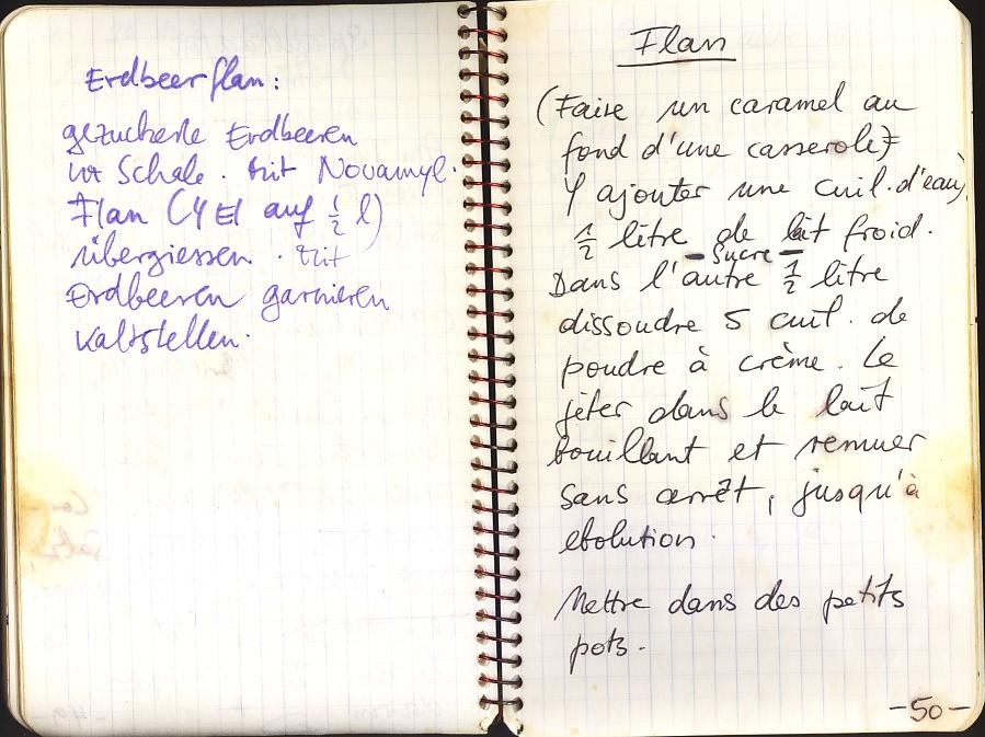 Recipe book page 50