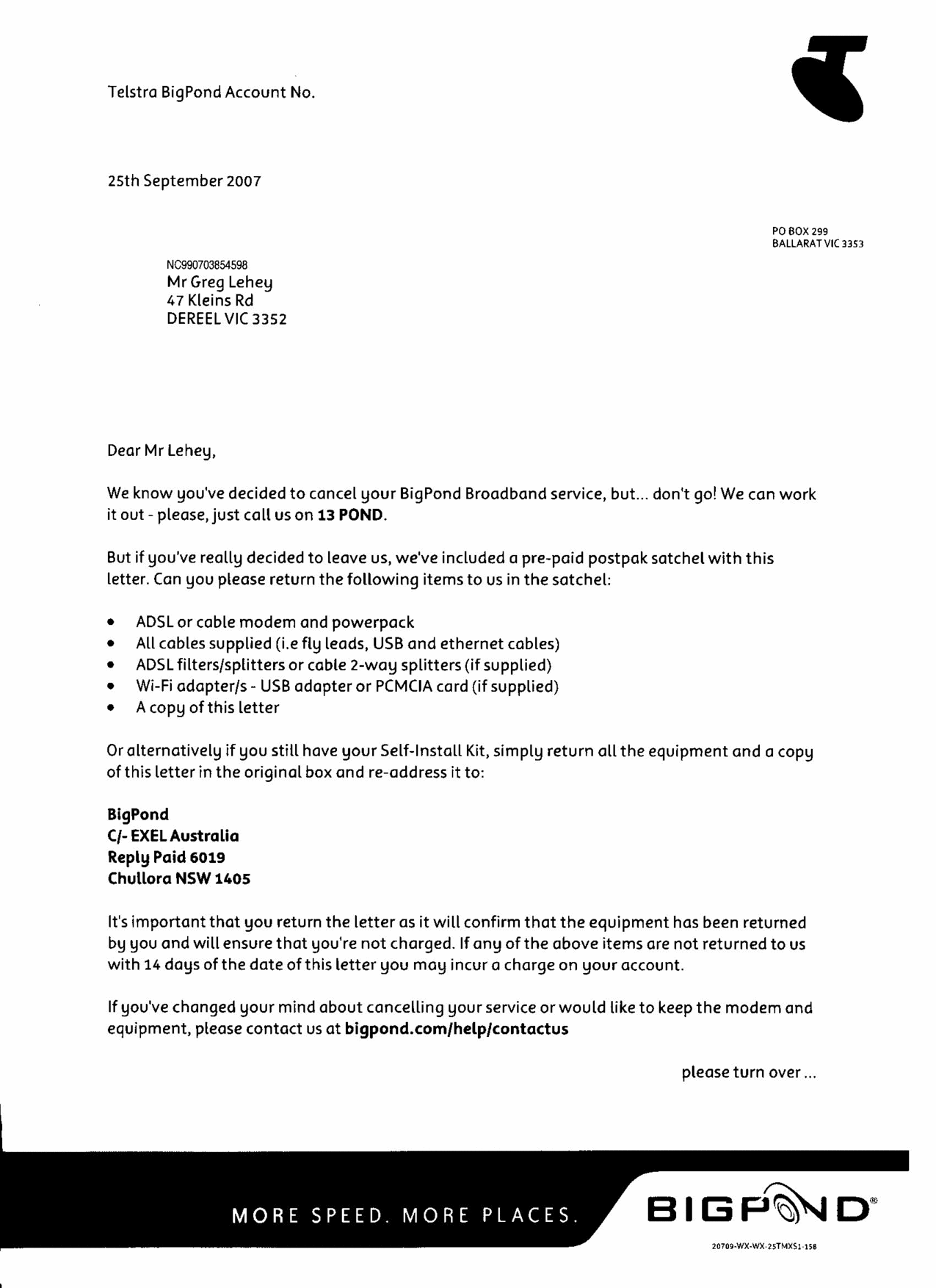Request Letter For Internet Connection Template